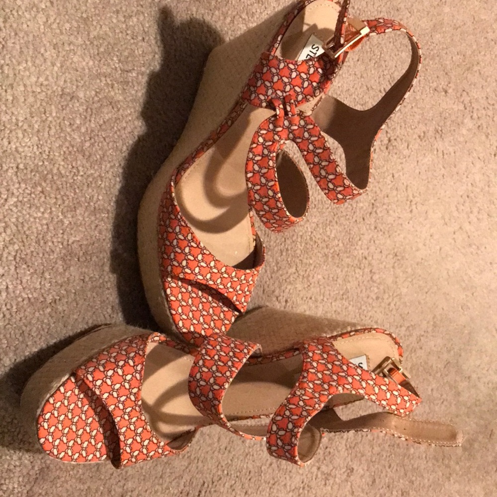 Steve Madden Wedge Sandals size 10